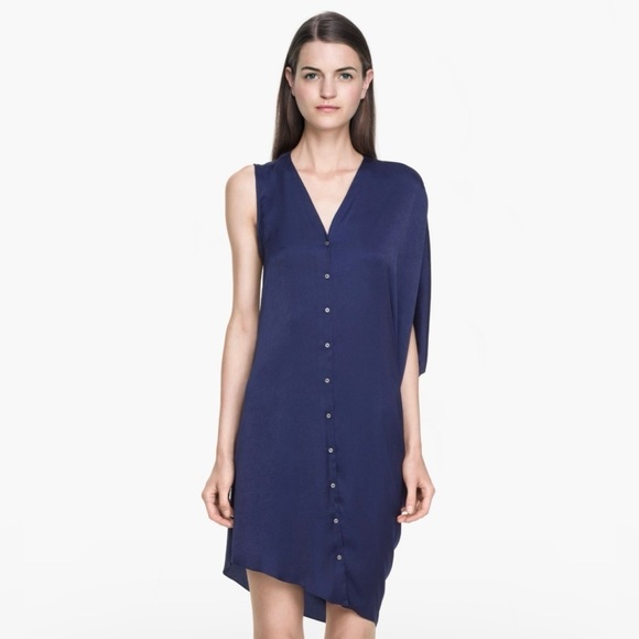 Helmut Lang Asymmetrical Dress Size Large - Picture 1 of 7